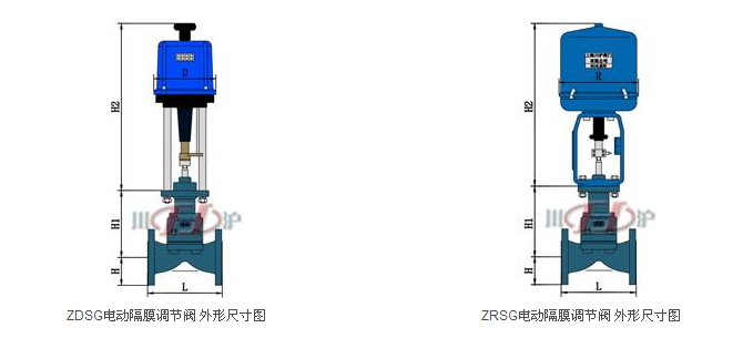 電動隔膜調節(jié)閥結構圖